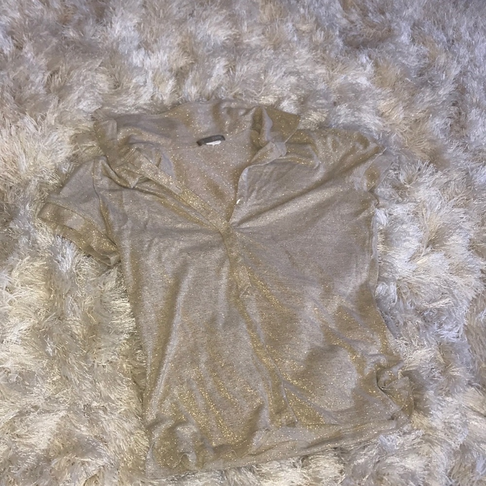 sparkle gold shirt